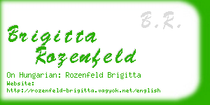 brigitta rozenfeld business card